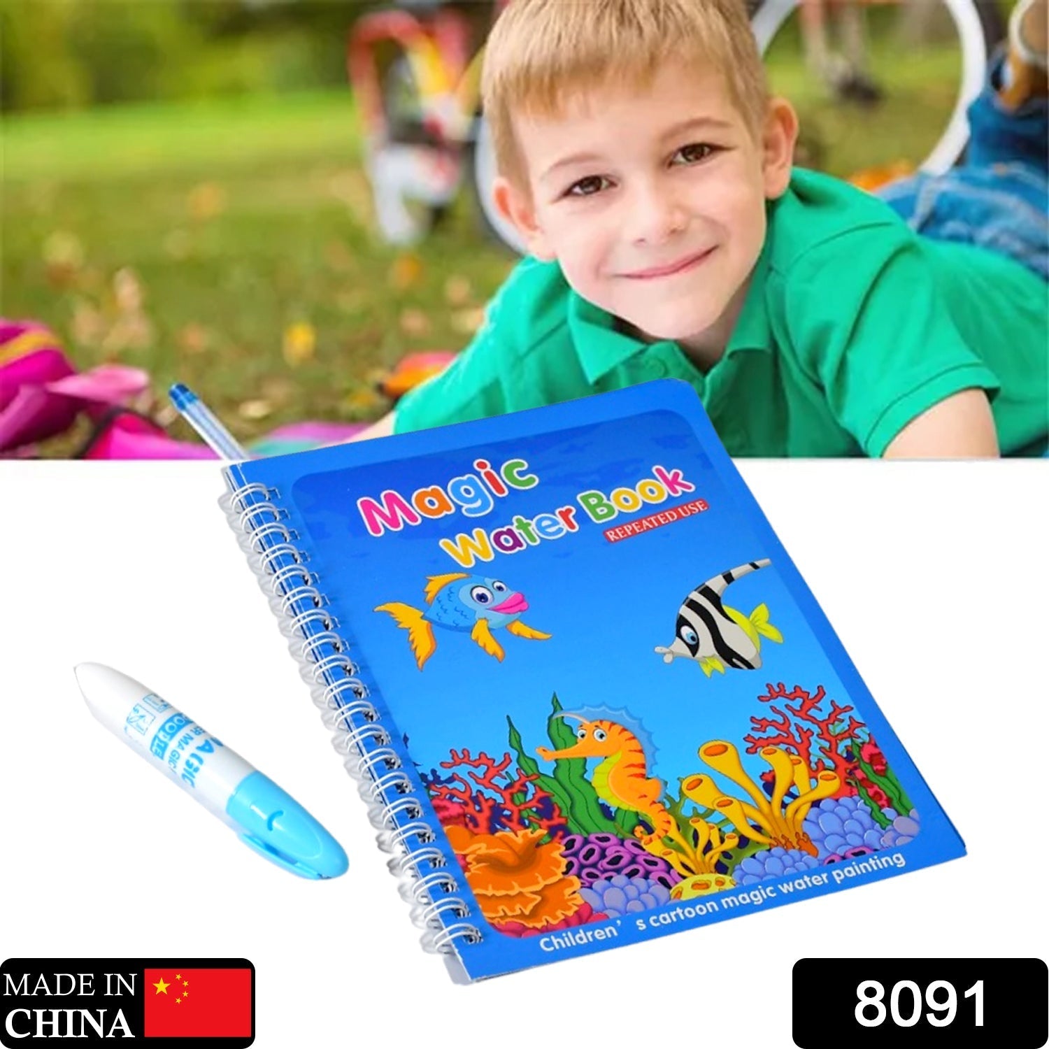 Water doodle book with magic pen Water doodle book with magic pen